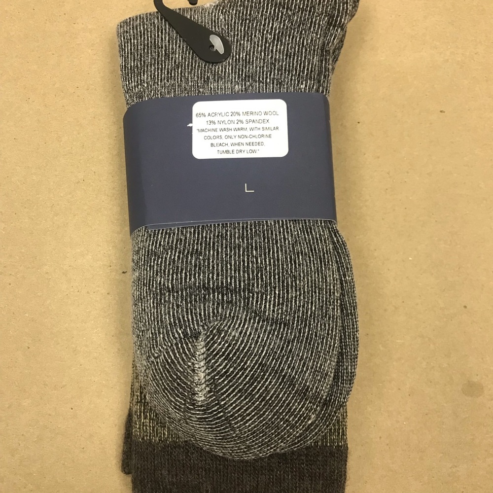 COPY - COPY - G H Bass thick merino wool socks men 2 pairs - Picture 4 of 5